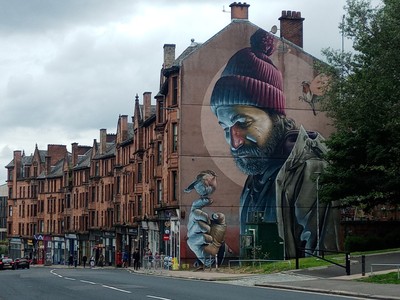 Saint Mungo mural, Glasgow.