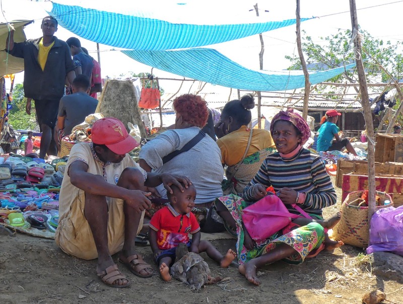 Village market day, Madagascar