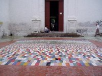 Outside church in Caracas